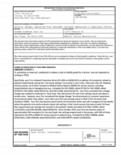 FDA 483 Tandem Diabetes Care, San Diego | October 2021