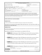 FDA 483 Taro Pharmaceuticals U, Hawthorne | March 2012