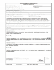 FDA 483  Technologies, Sunny Isles Beach | January 2023