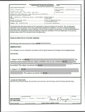 FDA 483 Terry O'reilly, M.D, Tempe | August 2013