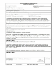 FDA 483 The See Clear, Peachtree Corners | May 2022