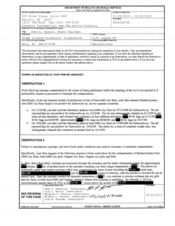 FDA 483 Thumb Oilseed Producers' Cooperative, Ubly | 2010