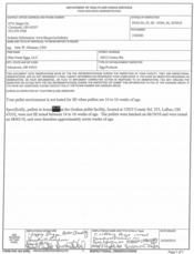 FDA 483 Trillium Farm Holdings, Johnstown | October 2010