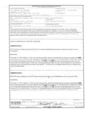 FDA 483 UCSF Human Islet & Cellular Transplantation F | 2010