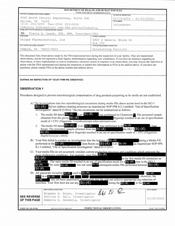 FDA 483 Unique Pharmaceutical, Temple | January 2015