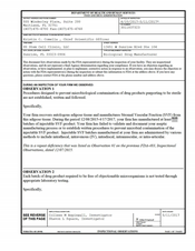 FDA 483 US Stem Cell Clinic, Sunrise | May 2017