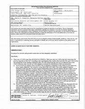 FDA 483 Vestibular Research and Development dba Balan | 2015