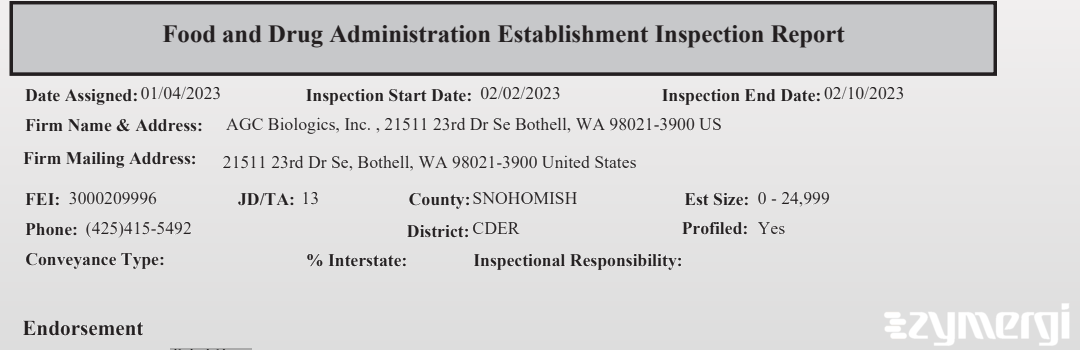 FDANews EIR AGC Biologics, Inc. Feb 10 2023 top