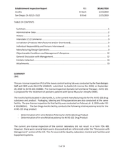 FDA EIR AveXis, San Diego | February 2019