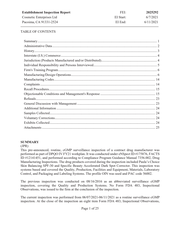 FDA EIR Cosmetic Enterprises, Pacoima | June 2021