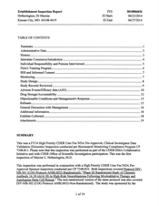 FDA EIR Hetherington, Dr Maxine, Kansas City | June 2014